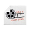 CafePress Sneak Peek Throw Blanket Super Soft Fleece Plush Throw