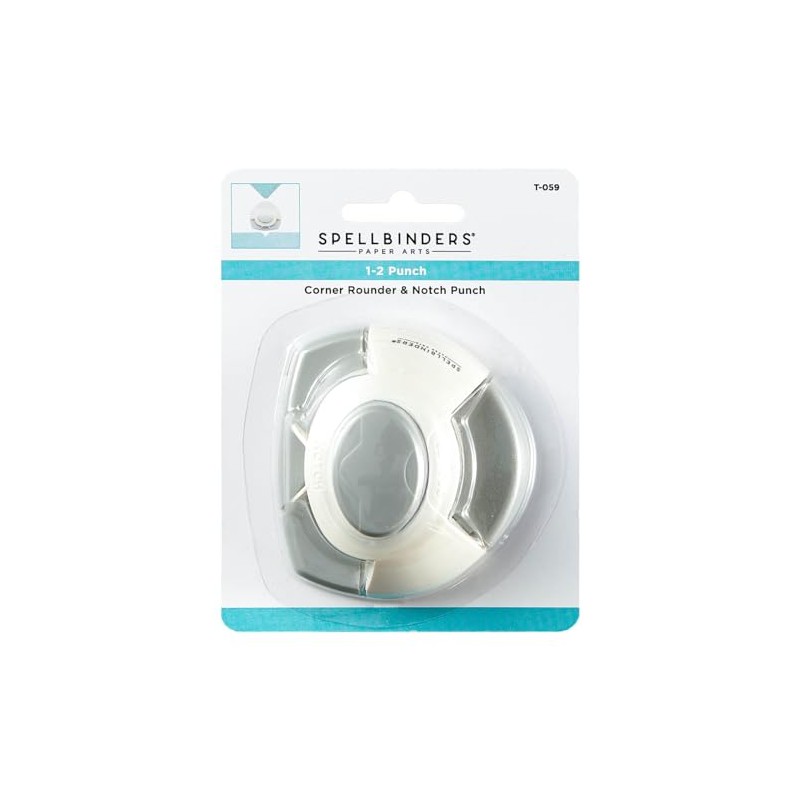 Spellbinders 1-2 Notch Corner Rounder Punch, White