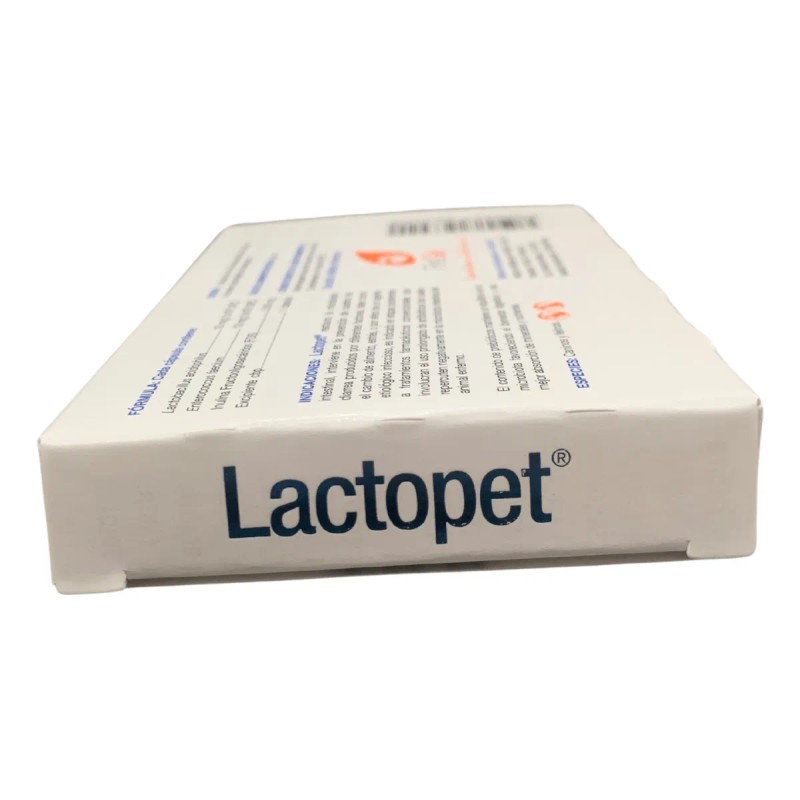 Lactopet Oral 20 Cápsulas Lactobacilos Probióticos Y Prebió