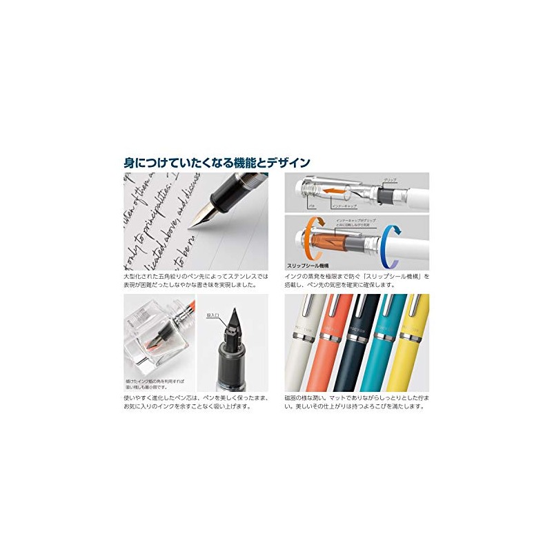 Platinum Fountain Pen, Medium Point, Procion Deep Sea PNS-5000 50-3,