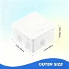 10pcs Cajas Gabinete Nema Estancas Ip55 Para Exterior Cctv Blanco