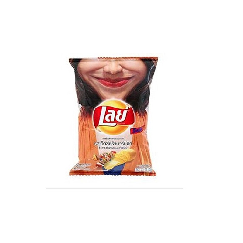 Lay rock-flavored BBQ 75 grams.