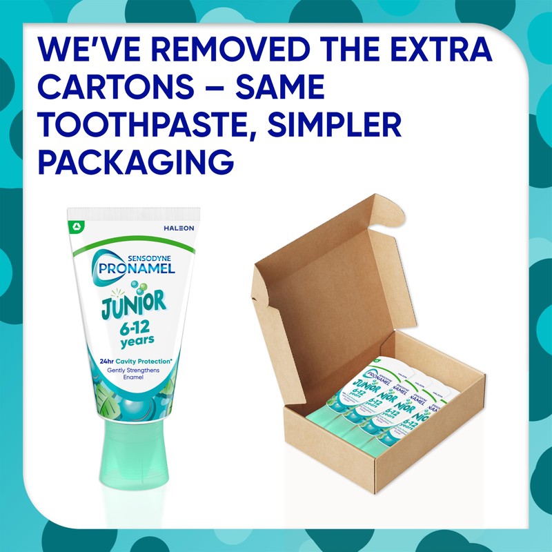 Sensodyne Pronamel Junior 6-12 Years Toothpaste for Juniors, 2X Stronger