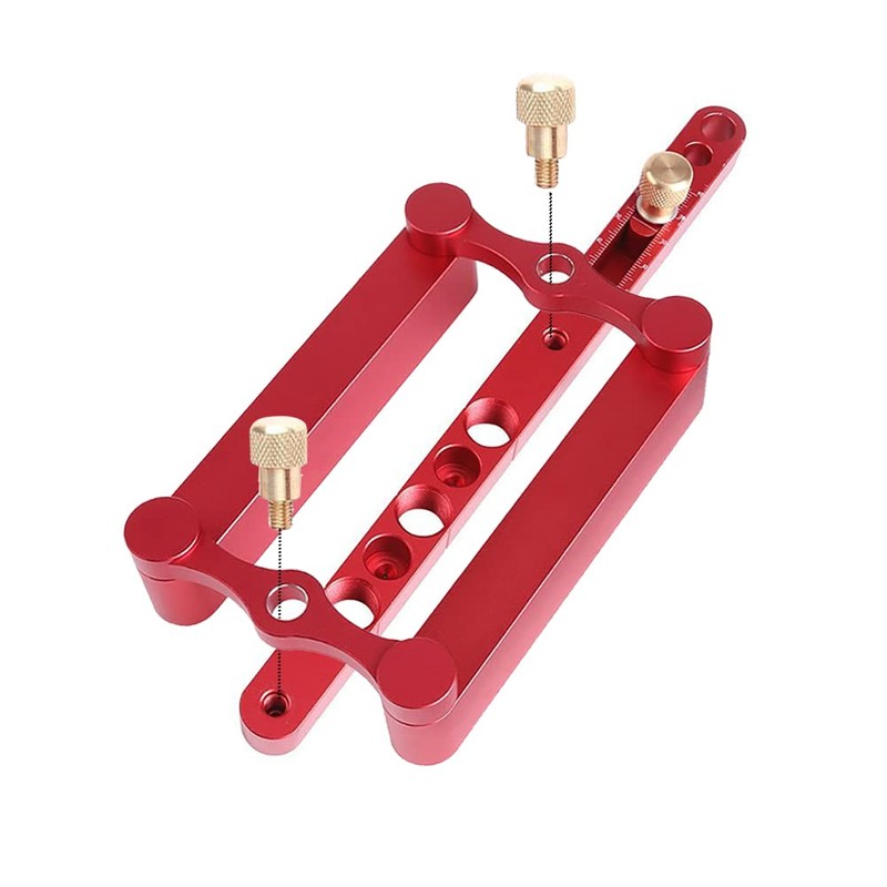 Joywayus Self Centering Dowelling Jig Wood Dowel Hole Drilling Guide