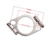 Rwraps 3.0 Inch Split Flange Repair Kit,Iron galvanized Exhaust Flange