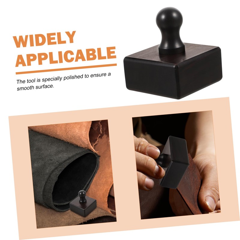 Operitacx 3pcs Leather Working Block Tool Burnishing Tool for DIY