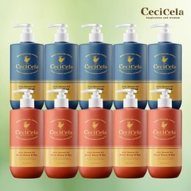 Ceci Cella Body Wash Family Set (5 Doppiers + 5 Blackberries) / 쎄씨쎌라 바디워시 패밀리구성도피피어 5개+블랙베리5개)