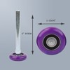 6200ZZ Quiet Garage Door Rollers Bearing Nylon Garage Door Roller