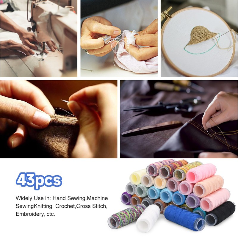 TOPSEAS Sewing Kit with 365 Sewing Accessories, with Sewing Needles,