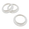 Pack of 3 Screw Rings E27 Plastic White for Lamp