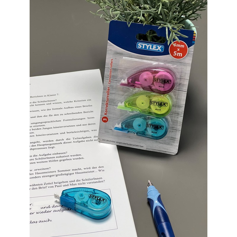 Stylex 3 x Correction Rolls 5mm x 5m 31037
