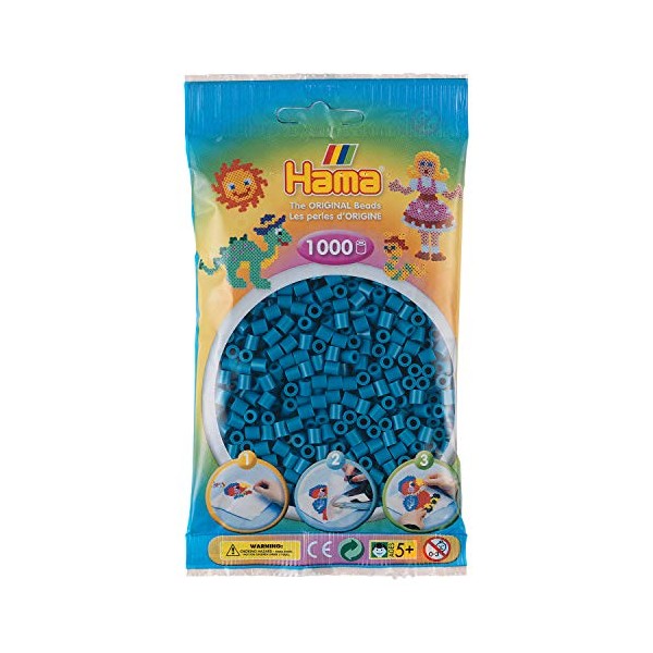 Hama Petrol Blue - 1,000 Beads in Bag