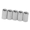 20PCS Hex Coupling Nuts 304 Stainless Steel Long Fine Thread