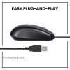 USB 2.0 Optical Wired Scroll Wheel Mouse PC Laptop Notebook