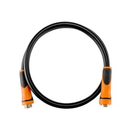 Giraffe Tools Hybrid Garden Leader Hose 5/8 inch x 5ft, Heavy Duty, Flexible, Lightweight Short Water Hose with Swivel Grip, Male to Female Fittings