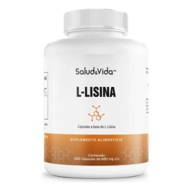 L-lisina 200 Cápsulas Salud & Vida Mx N/a