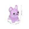 Mipcase 12Pcs Glow Dark Miniature Dog Statues Cute Puppy Ornaments