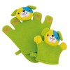 Bieco Washing Mitt with Baby – Hand Puppet yellow