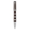 Parker Ingenuity Large Brown Rubber and Metal Chrome Trim Medium