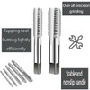 Silver Metric Metal Hand Thread Taps, 6pcs M3-M8 Ratchet Tap