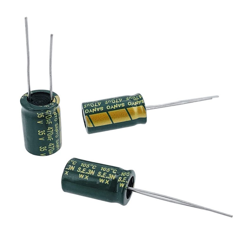 PENGLIN 20pcs Electrolytic Capacitors Aluminum Electrolytic Capacitors 35V 470UF 105℃