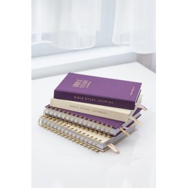 Bible Study Journal – A Year of Reflection, Renewal & Spiritual Growth | 365-Day Guided Scripture Study, Prayer Tracker & Weekly Reflection Prompts | A5 Hardcover, Minimalist & Elegant Design