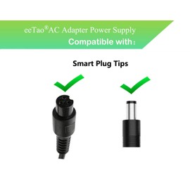 eeTao 42V AC/DC Adapter Charger Compatible with Macwheel Segway Hiboy iScooter Gotrax Jetson Tomoloo Gyroor YADEA Bird Aventon Okai 36V Li-ion Battery Electric Bike Power Supply Cable Cord Charger