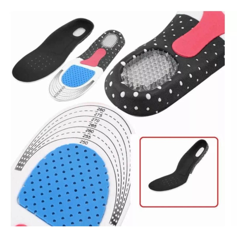 Clicmania 1 Par Plantillas Ortopedica Gel Descanso Ajustable Deporte