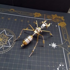 MindXplore 3D Insect Brass Puzzle, Steampunk Little Ant Model, Puzzle DIY Craft Kit, Great Gifts for Teens and Adults (100PCS+)