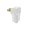 Leviton 15 Amp, 125 Volt 2-Pole 2-Wire, Non-Polarized Angle Plug,