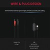 Gaming Headset Over Ear Head Mounted Wired Headphones with Mic