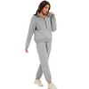 Eisctnd Womens Fleece 2 Piece Sweatsuit Lounge Set Long Sleeve