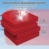 Bafode Patio Chair Cushions Set of 4, 17" x 16"