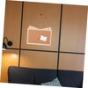 Operitacx Wooden Frame Decorative Cork Board Double Sided Memo Board