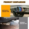 KEEPDSGN For Hyundai Genesis Elantra Dual Exhaust Pipe Tail Muffler