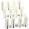 Nlinlin 12Pcs White Bed Sheet Grippers Fasteners Clips Keep Sheets
