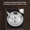 304 Stainless Steel Plate, Robust, Stackable, Easy to Store Soup