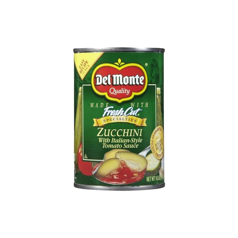 Del Monte Canned Seasoned Vegetables Zucchini with Italian Style Tomato