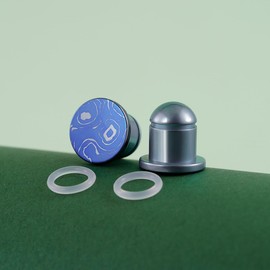 TBOSEN 18PCS Precise Dimensions Set G23 Titanium O-Ring Ear Plugs Tunnels Gauges Stretcher Piercings Kit 14G-00G