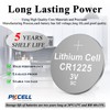 PKCELL CR1225 3V Lithium Battery CR 1225 3V Button Batteries