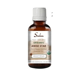 100% Pure Certified Organic Anise Star Essential Oil (2 fl.oz / 59 ml)