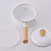 Fuji Enamel MFF-12S Sauce Pan, Induction Compatible, Enameled with Lid,