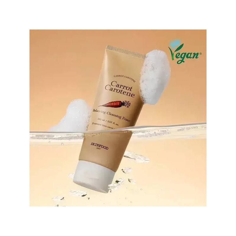Skin Food 스킨푸드 캐롯 카로틴 밸런싱 클렌징폼 150ml Skin Food