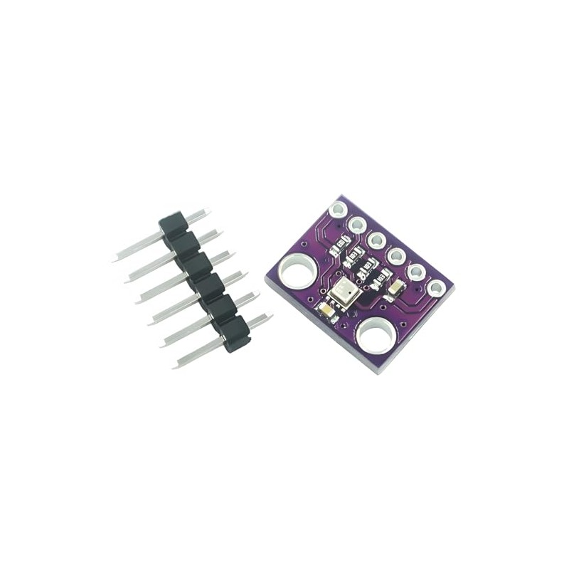 tictocstore 2pcs GY-BME280-3.3 High-Precision 3-in-1 Environmental Sensor Module - Temperature,