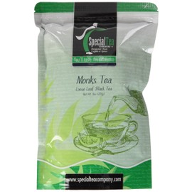 Special Tea Loose Leaf Black Tea, Organic Monks Black Blend, 8 Ounce