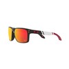 Oakley Men's OO9102 Holbrook Square Sunglasses, Matte Black/Prizm Ruby, 57mm