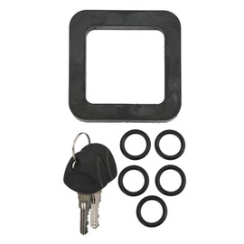 Anhängerkupplungsempfänger -Pin -Lock Set, Universelle Kompatibilität, Funktionen Zur Rauschreduzierung, Verbesserung der Sicherheitstechnologie, Vollständiges Zubehör Kit, Robustes und Schützendes