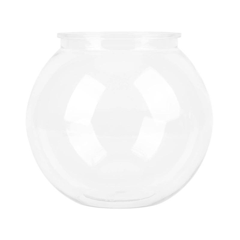 Fish Bowls, Sturdy Small Round Aquarium Made of Plastic, Versatile,