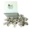 Haltec Pack of 100 Metal Dome Type Valve Caps with