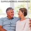 2.4GHz Wireless TV Headphones for Seniors, Open-Ear Hook Design for